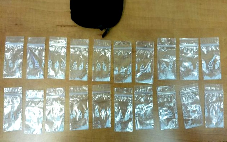 Zajištěné sáčky s drogou. Foto: Policie ČR