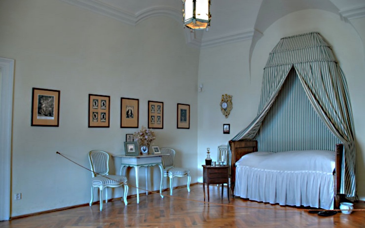 Casanovova ložnice. Foto zámek Duchcov