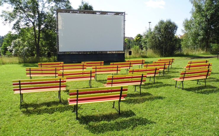 Duchcovské letní kino. Zdroj: facebook Kulturní centrum Duchcov