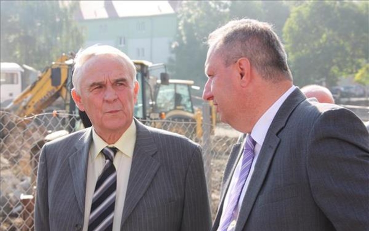 Předseda představenstva Krajské zdravotní Jiří Novák a generální ředitel Petr Fiala. Foto: KZ