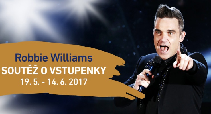 Za nákup v Olympii vyhrajete vstupenky na koncert Robbieho Williamse