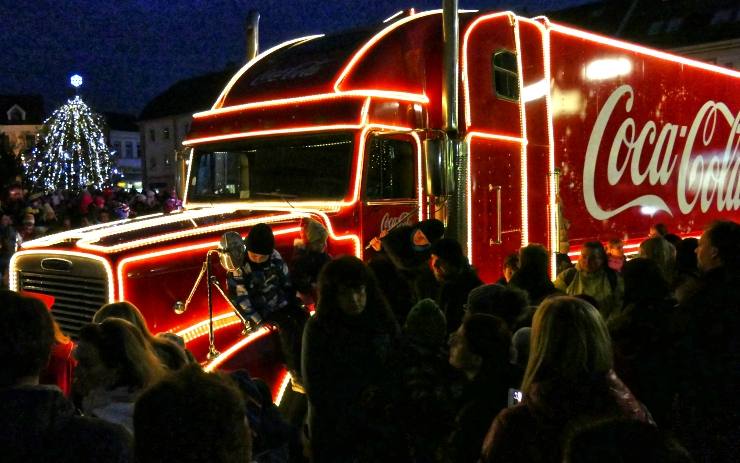 Vánoční kamion Coca-Cola jede do Teplic