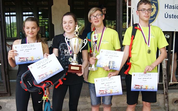 OBRAZEM: V Krupce proběhlo krajské kolo soutěže Mladý záchranář. Tady jsou vítězové