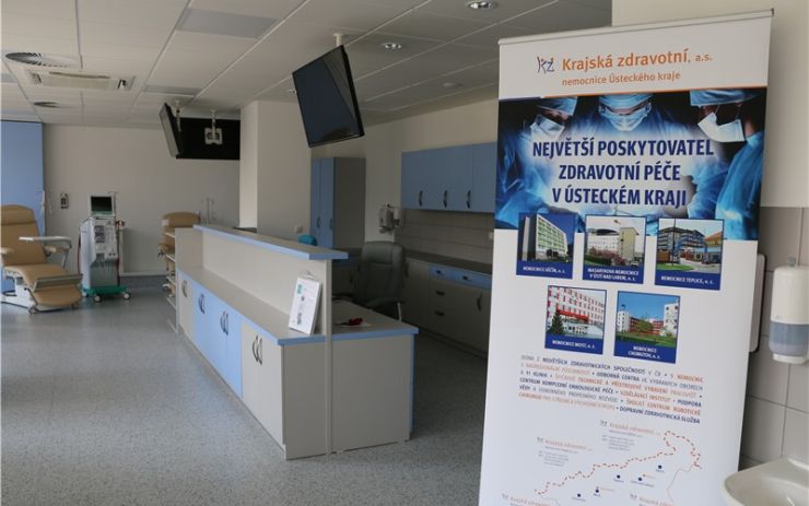 OBRAZEM: Krajská zdravotní představila nové dialyzační středisko v teplické nemocnici