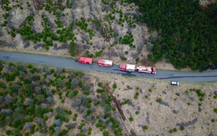 VIDEO: Hasiči natočili požár u Cínovce z dronu. Tuhle spoušť po sobě zanechaly plameny