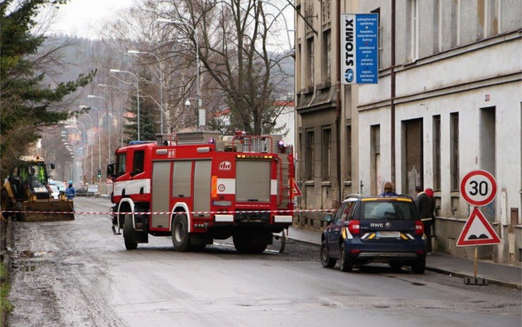 Únik plynu v Oseku zaměstnal hasiče. Na místo vyjížděly dvě jednotky