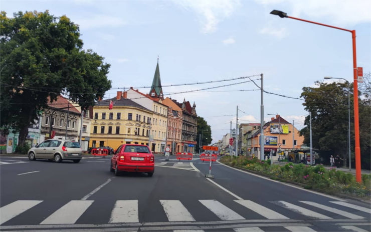 Uzavírka Masarykovy třídy u Červeného kostela potrvá do konce října