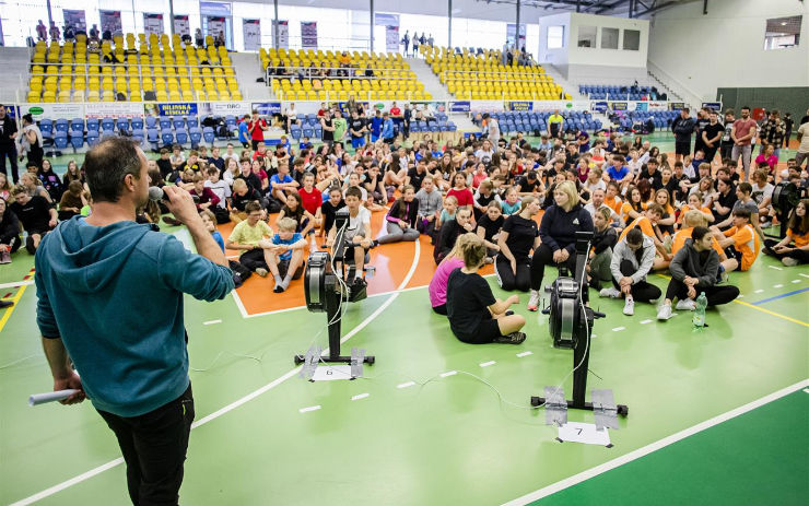 V Teplické SPORTARÉNĚ se závodilo ve veslování