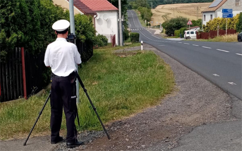 Policisté se na Teplicku zaměřili na rychlost. Těžkou nohu mělo jednadvacet šoférů