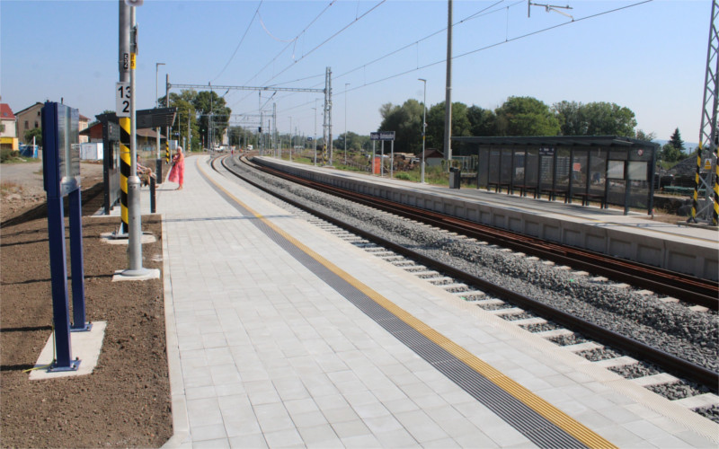 Rekonstrukce železniční stanice Krupka-Bohosudov je hotová