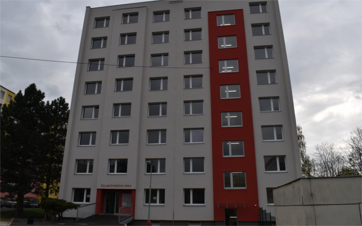 V bývalé ubytovně v Čelakovského ulici vzniklo 33 nových bytů