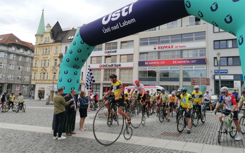 Sportovní projekt na podporu onkologicky nemocných dětí měl svou zastávku i v Ústí nad Labem