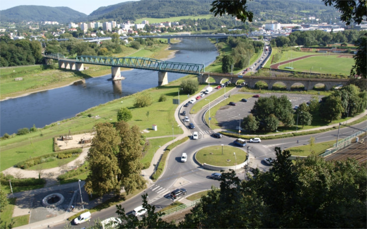 Děčín vyhlásil veřejnou soutěž o návrh nové lávky pro pěší a cyklisty