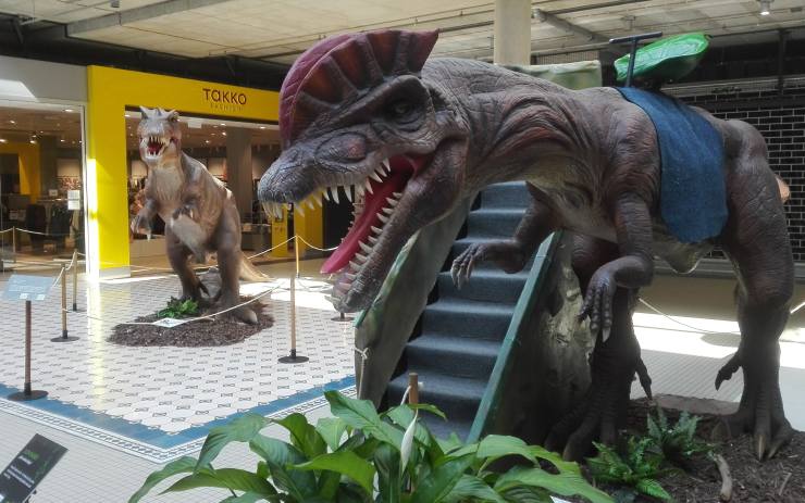V Centru Pivovar probíhá výstava dinosaurů a chystají zde na toto téma i kreativní dílny
