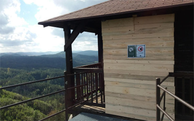 Oblíbené místo turistů je dočasně uzavřeno. Altán na Mariině skále není pro návštěvníky bezpečný