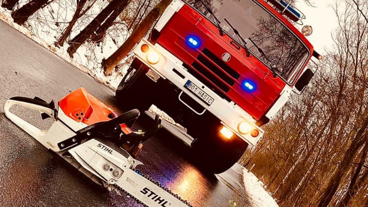 Hasiči z Boletic nad Labem vyjížděli do Lesné k technické pomoci