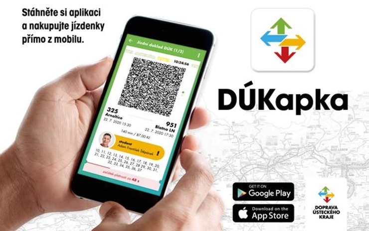 Doprava Ústeckého kraje spustila novou aplikaci DÚKapka. Jak funguje a co v ní najdete?