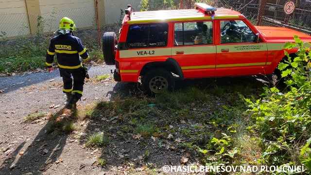 Hasiči odstranili vyvrácený strom, který bránil průjezdu