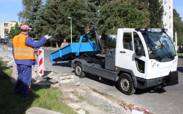 Pracovníci Střediska městských služeb mají nového pomocníka