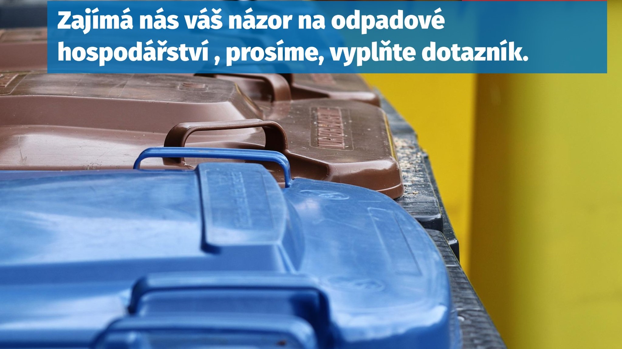 Město Děčín žádá své občany o vyplnění dotazníku, připravuje strategii rozvoje odpadového hospodářství