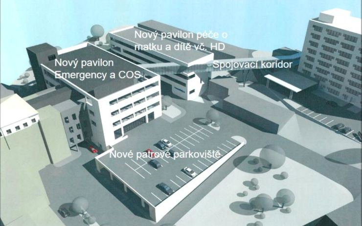 Děčínská nemocnice se dočká nového Pavilonu péče o matku a dítě