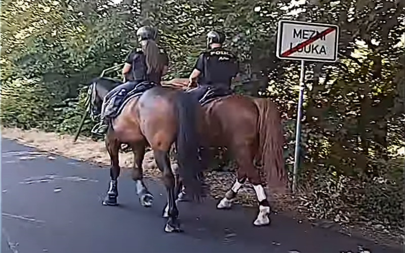 VIDEO: Policisté s německými kolegy a stráží národního parku vyrazili do Českého Švýcarska. Rozdali hned několik pokut